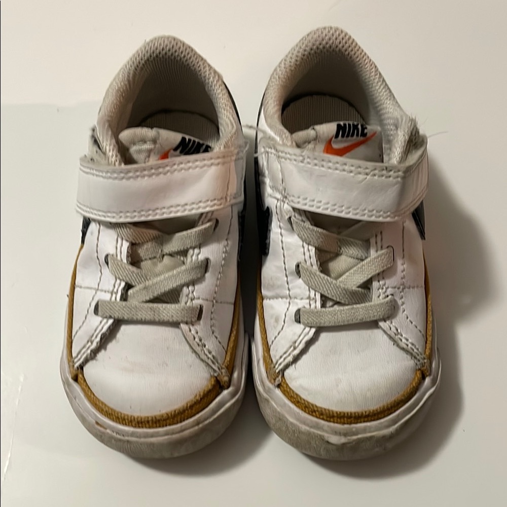 Nike Court Legacy white & tan toddler 6c